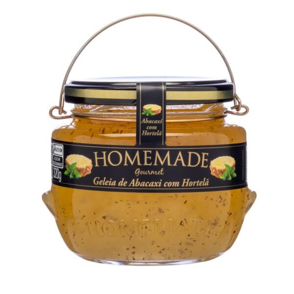 Geleia de Abacaxi Com Hortelã